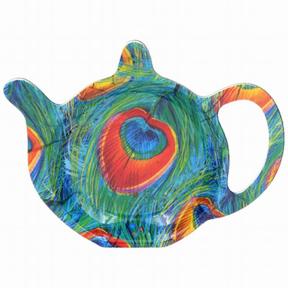 Подставка по чайный пакетик Павлин 13х10см