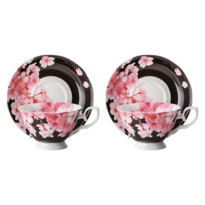 Чайная пара 180 мл Цветение Сакуры (набор 2 пары)