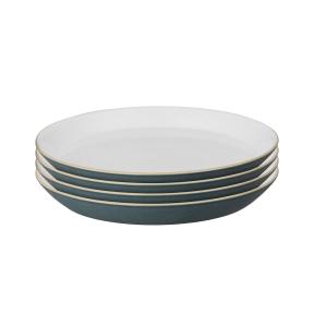 Тарелка 21,5см (набор 4шт) Импрессия пепельный
