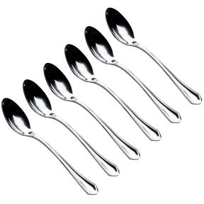 Набор ложек кофейных 6 штук 11,7 см Leopardi