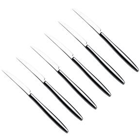 Набор ножей десертных 6 штук 20,6 см (заполненная ручка) Plaza