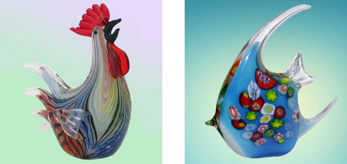 Новое поступление искусных изделий из стекла Art Glass
