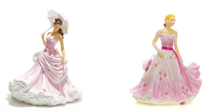 Новое поступление коллекционных статуэток из костяного фарфора The English Ladies