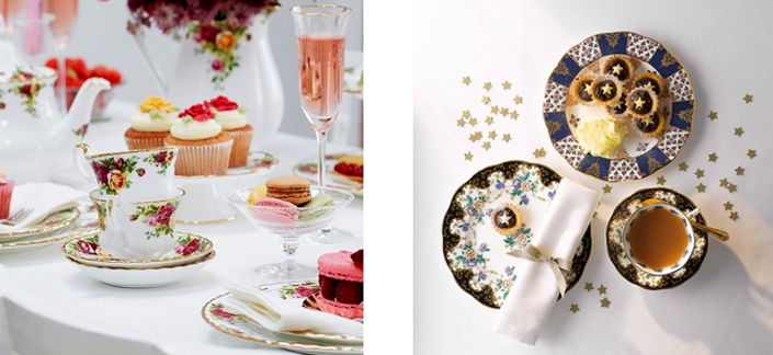 Новое поступление винтажных коллекций посуды из костяного фарфора Royal Albert