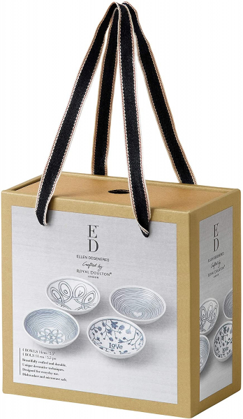 Салатник Акцент 14см  ED Любовь, набор 4шт