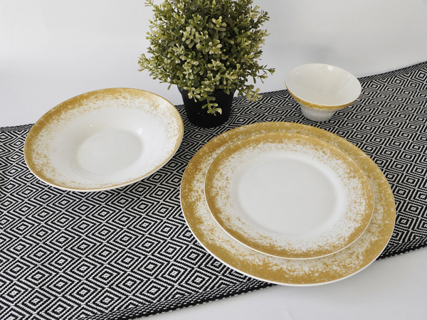 Столовый набор 24 предмета Золотая Пудра