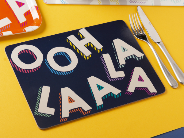 Подставки на пробке средние Ой ля ля 29х21,5 см (4шт)