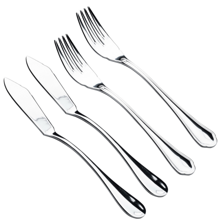 Набор для рыбы 4 предмета Leopardi