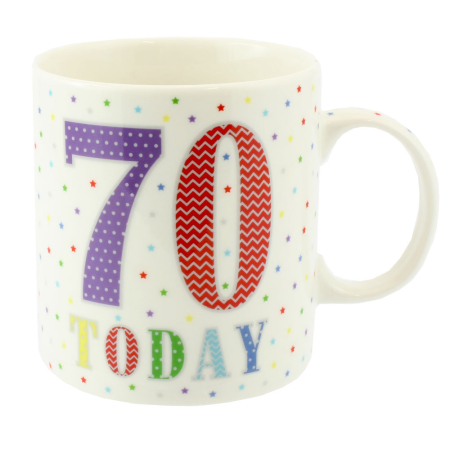 Кружка 300мл С Юбилеем 70лет 