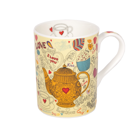 Кружка 325мл Французская кондитерская 