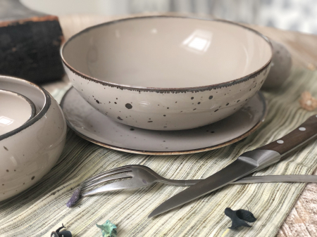 Салатник 21см Коттедж Браун