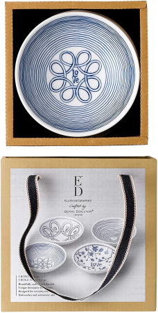 Салатник Акцент 14см  ED Любовь, набор 4шт