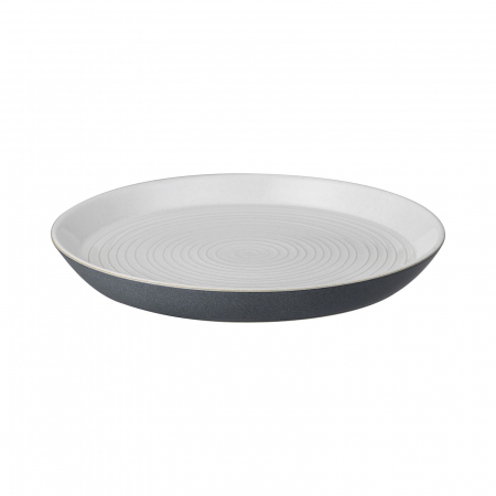 Тарелка 26см (набор 4шт) Импрессия пепельный