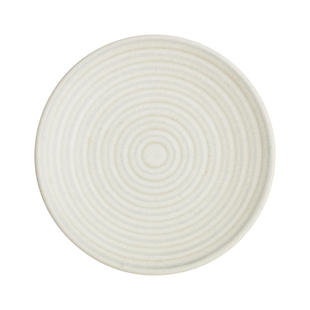 Тарелка Акцент 17см Импрессия кремовый