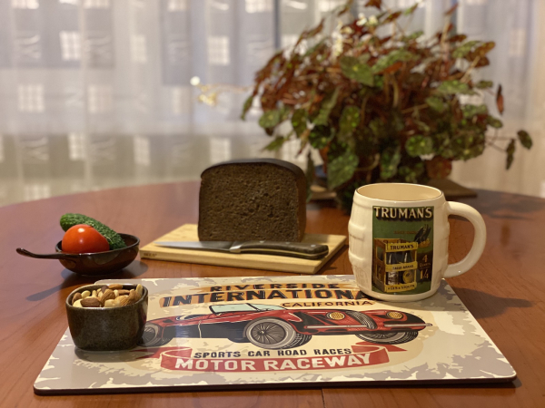 Подставки на пробке Винтажный авто 40х29 см (4шт)