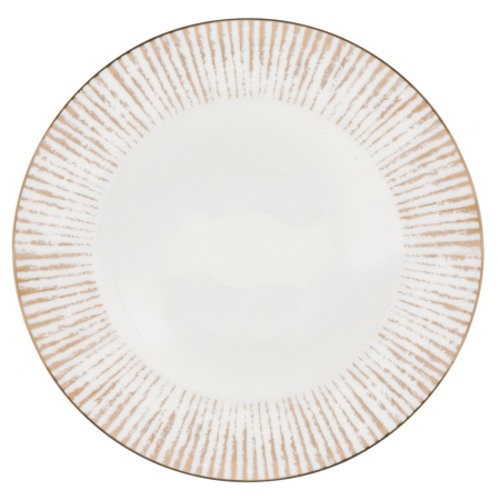 Тарелка суповая 23,5см Голден Фан