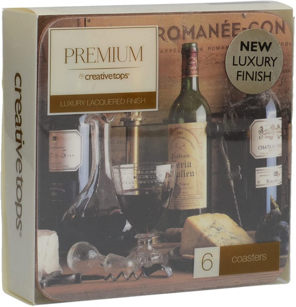 Подставки под стакан на пробке Виноделие 10.5х10.5см (6шт)