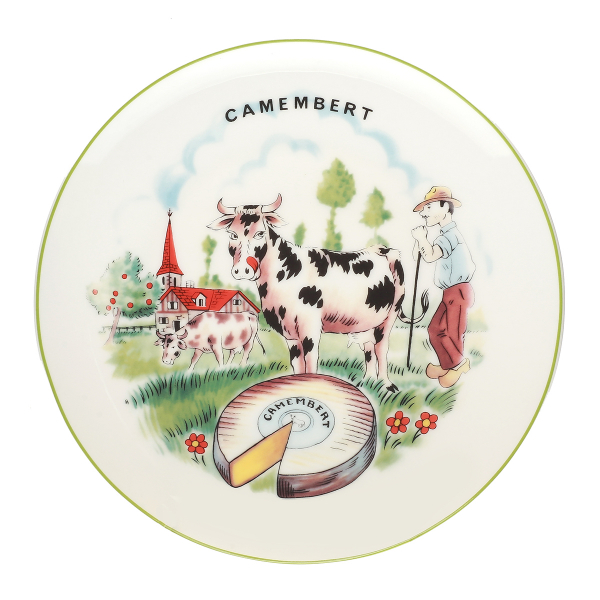 Тарелка 20 см Сыры Франции (набор 4 шт)