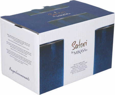 Набор для Сакэ 150мл (набор 2 шт) Сатори Индиго Блю Микаса