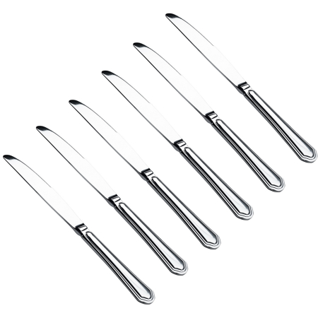 Набор ножей столовых 6 штук 23,6 см Leopardi