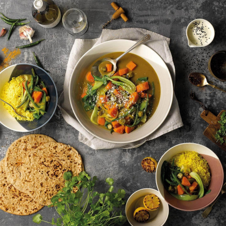 Салатник 23см Кофе Студио, набор 4шт