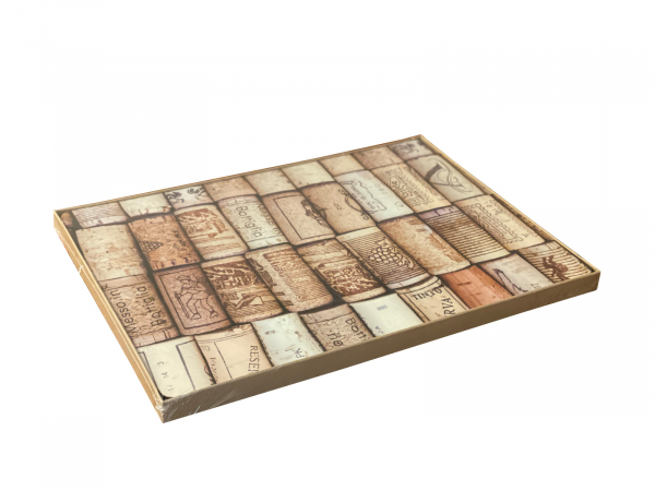 Подставки на пробке Винный бум 40х29 см (4шт)