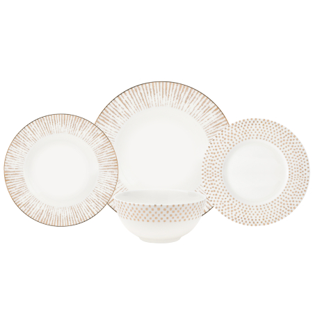 Столовый набор 24 предмета Голден Фан 