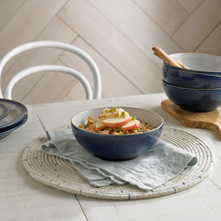 Столовый набор 12 пр. Элементс Индиго 