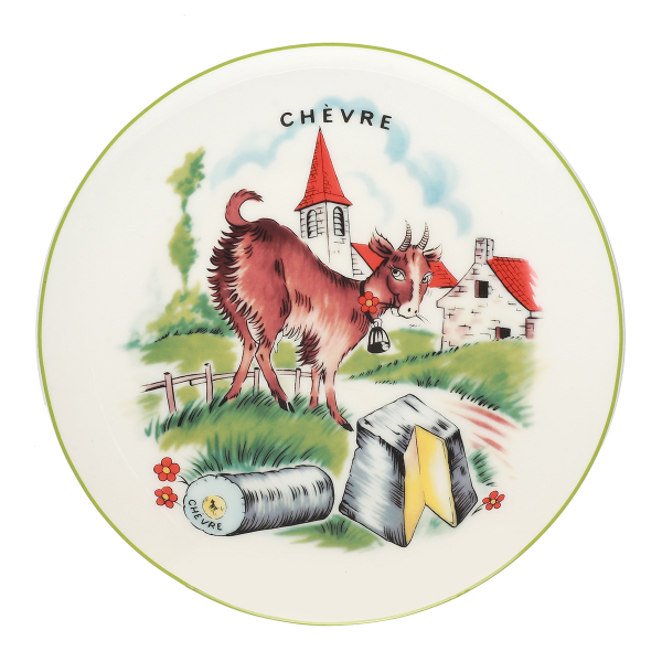 Тарелка 20 см Сыры Франции (набор 4 шт)