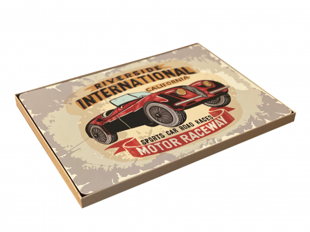 Подставки на пробке Винтажный авто 40х29 см (4шт)