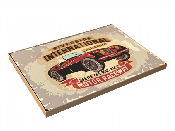 Подставки на пробке Винтажный авто 40х29 см (4шт)