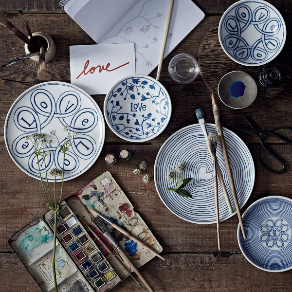 Салатник Акцент 14см  ED Любовь, набор 4шт