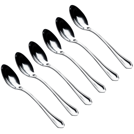 Набор ложек кофейных 6 штук 11,7 см Leopardi