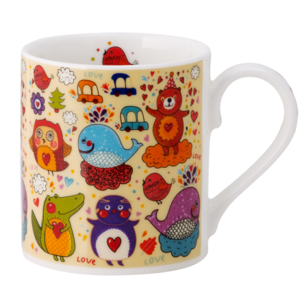 Кружка 300мл Забавный зоопарк 