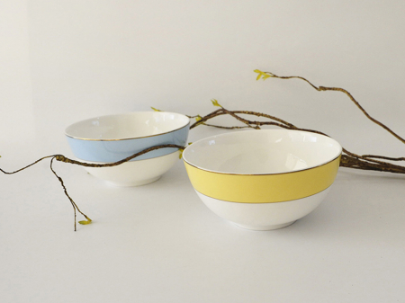 Салатник 15 см Империал Небесный и Ванильный (набор 2 шт)